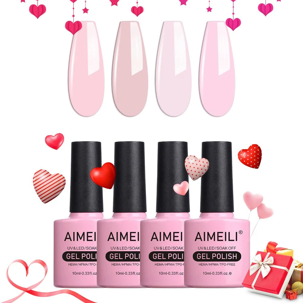 best nude pink gel polish