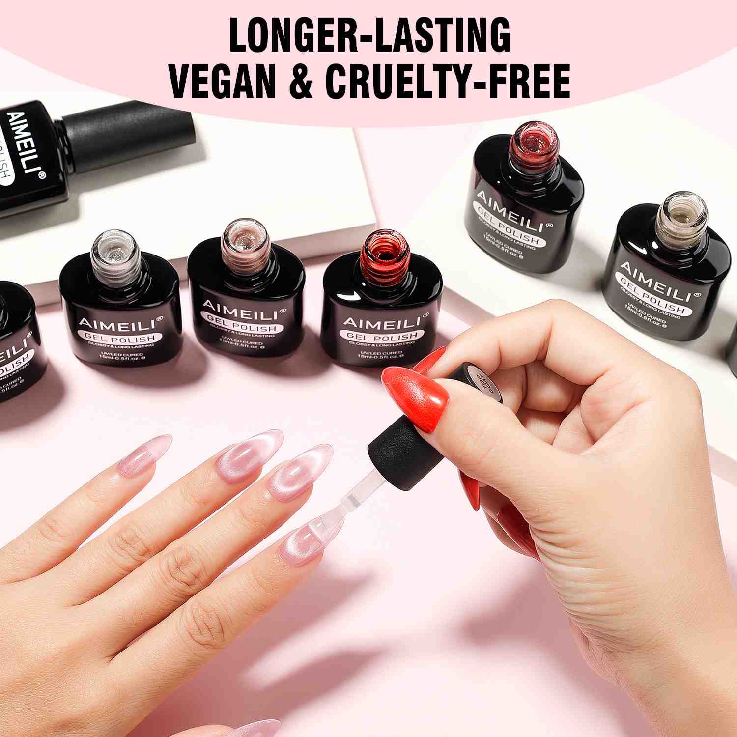 AIMEILI Cat Eye Gel Polish Set – 6 Colors 121