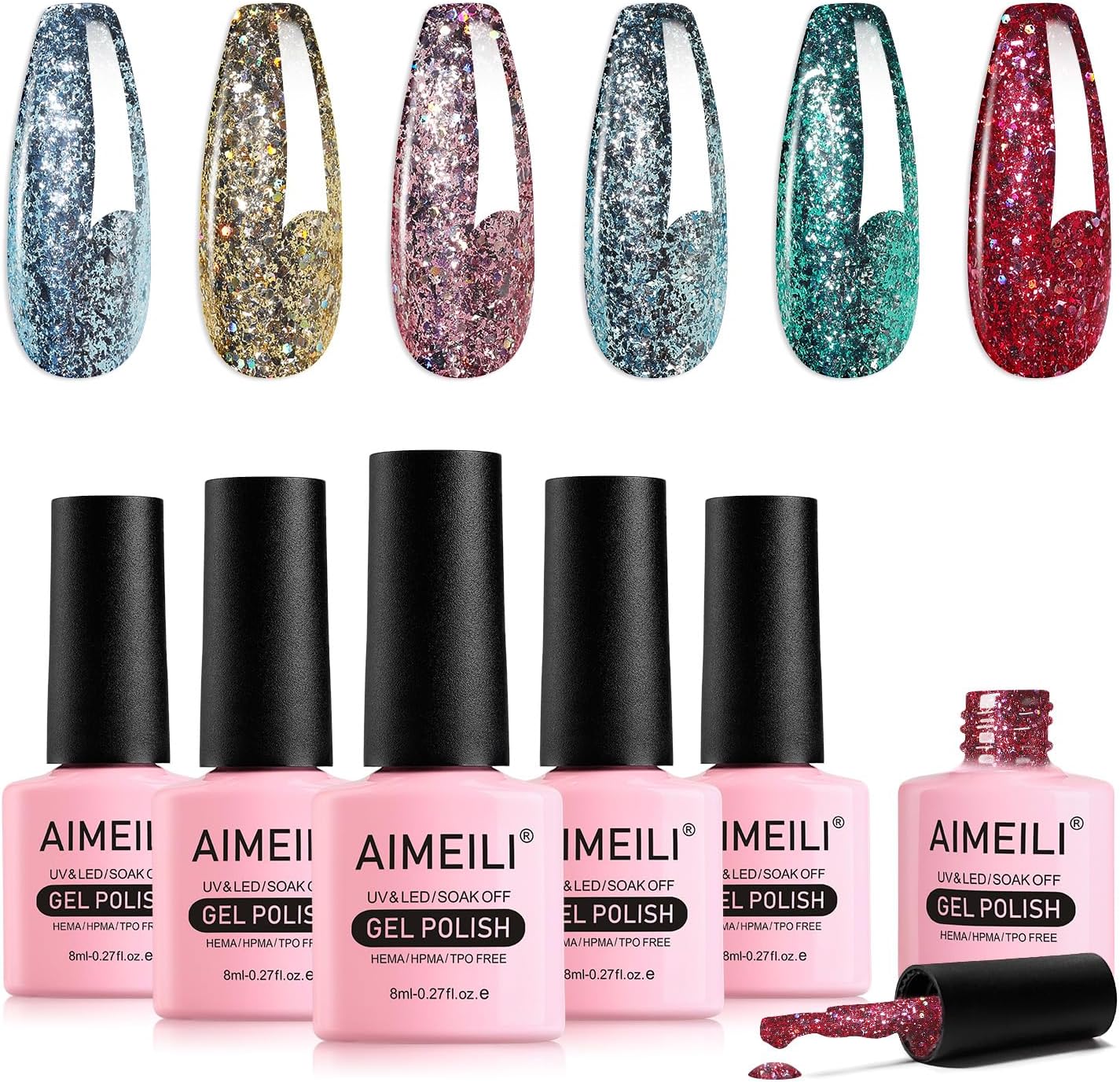 glitter sparkle nail polish