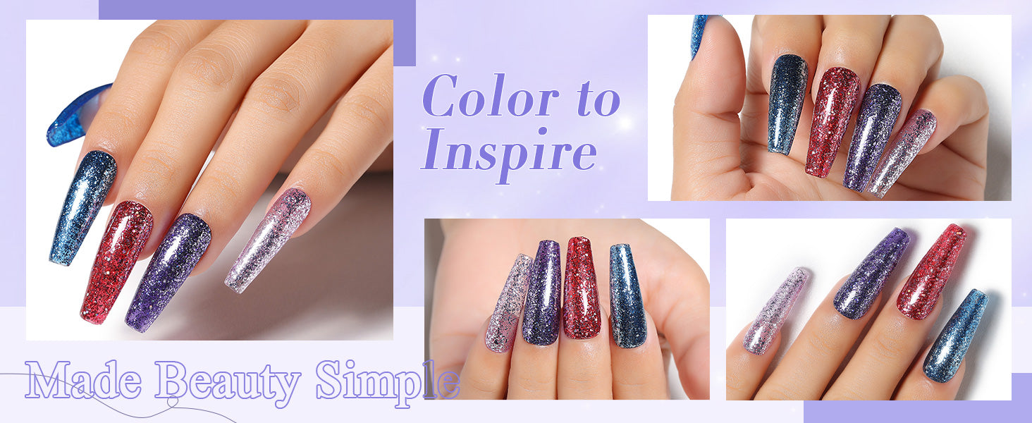 glitter nail polish designs