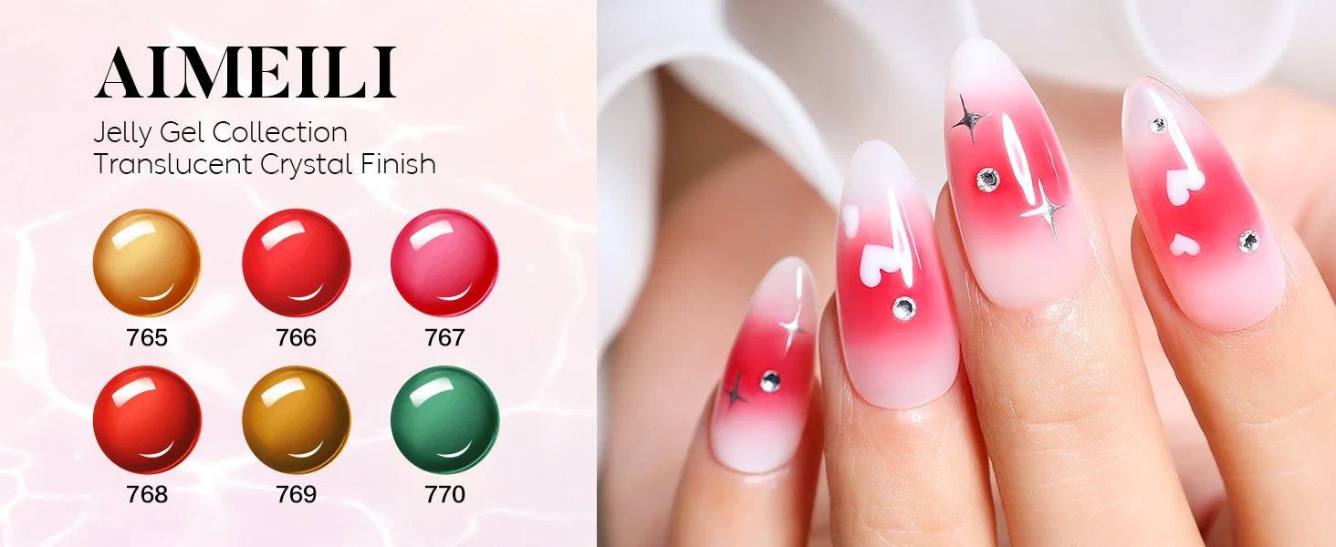 Summer colors jelly gel collection