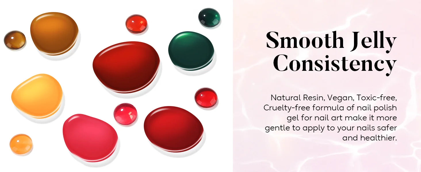 smooth jelly consistency gel for nails