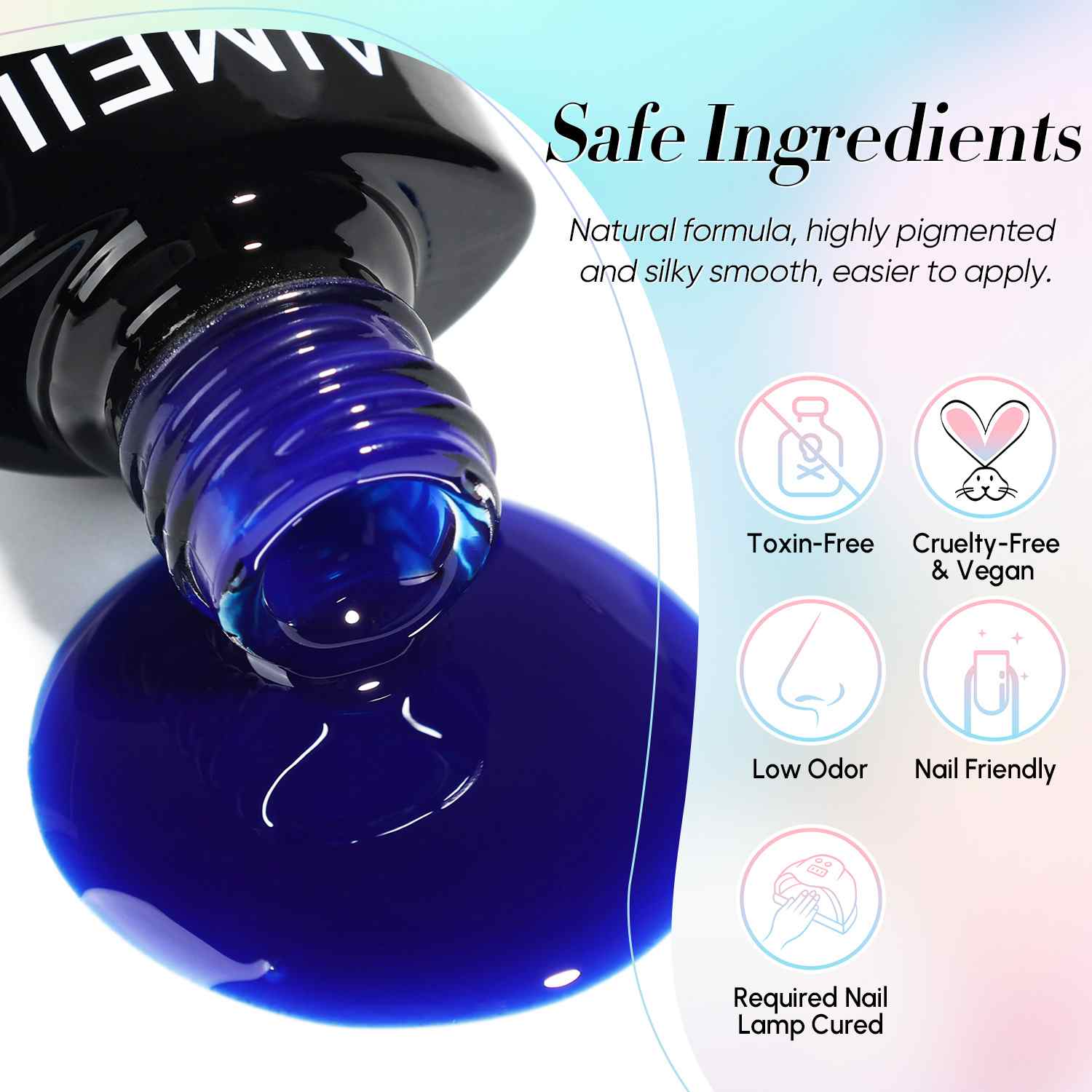 AIMEILI Jelly Bright Gel Nail Polish Set 6pcs – HEMA Free Vegan | SET6-94_5ML