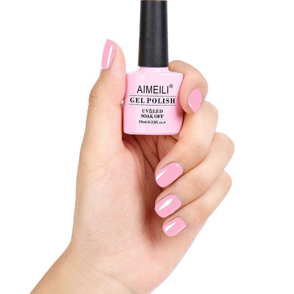 light pink nails