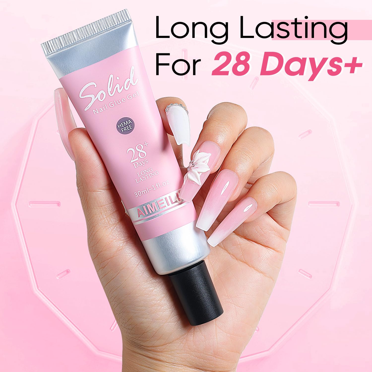 solid nail tip gel
