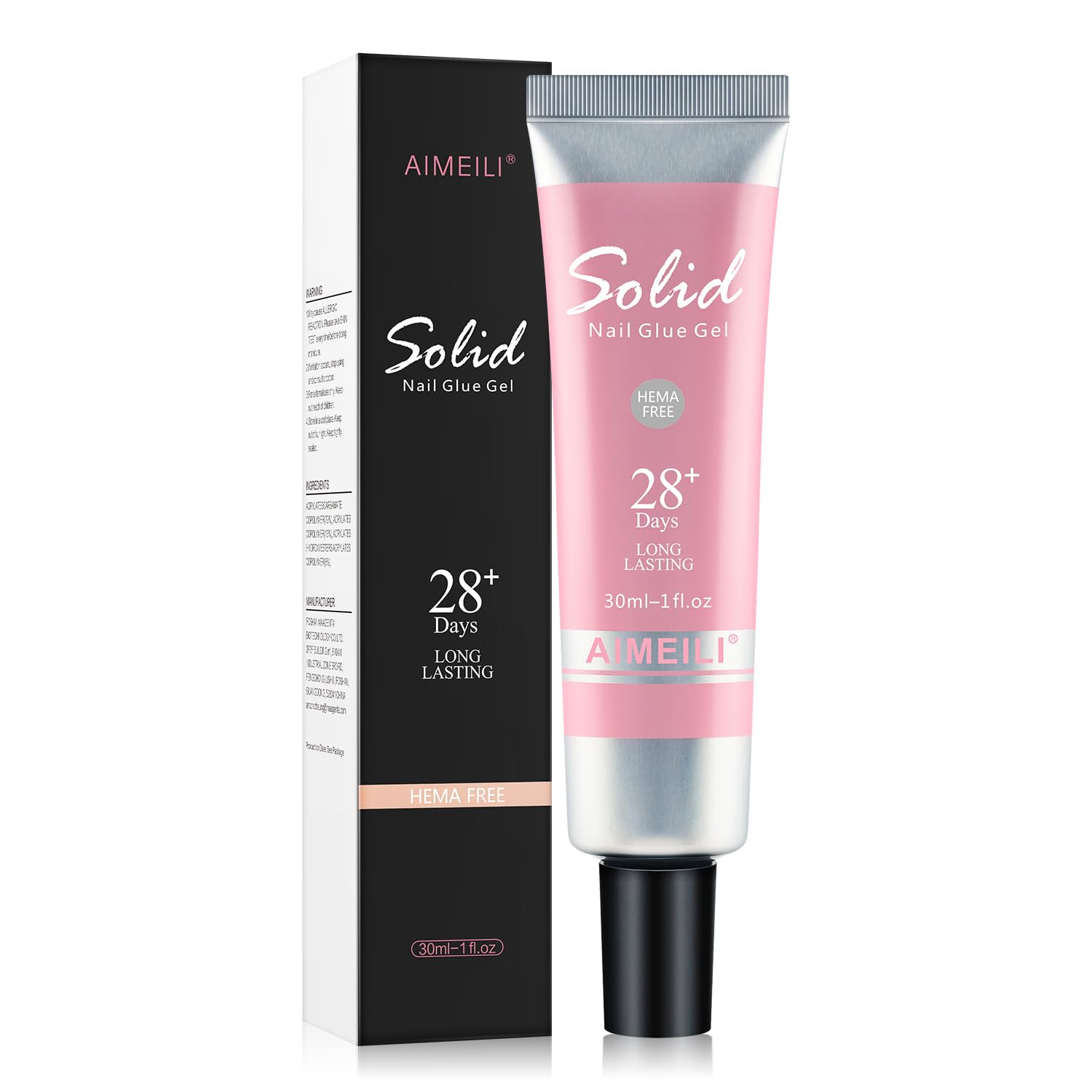 solid nail glue gel