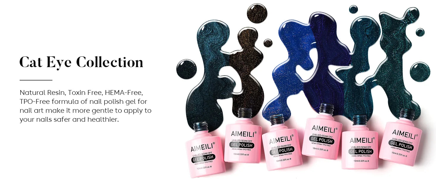 healthy cat eye collection for nails