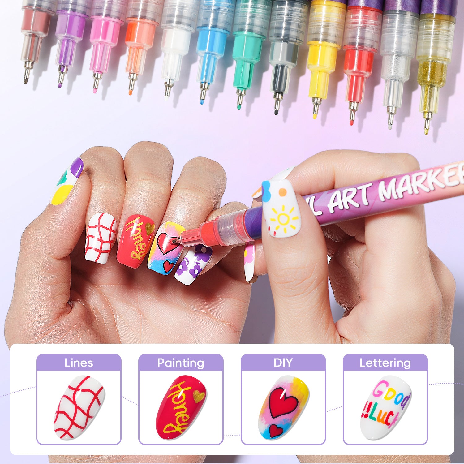 Nail Art Pens Set-02