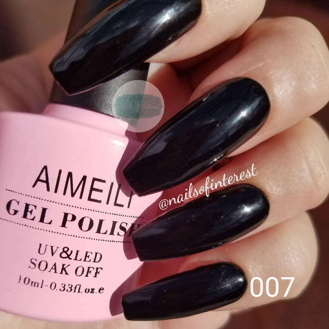 black toenails nail polish