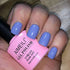 light blue winter nails