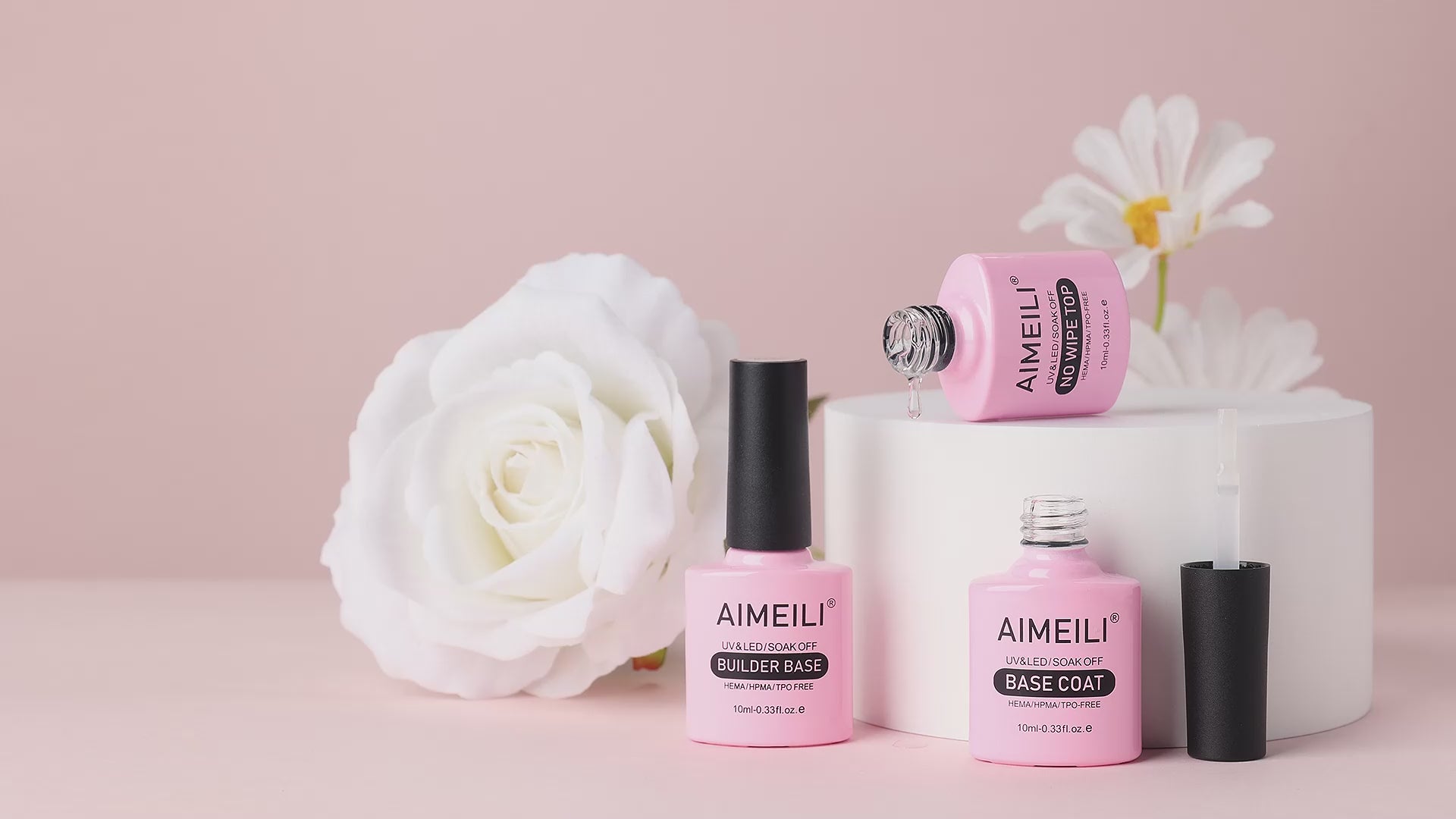 how to use the builder base and top coat for nails