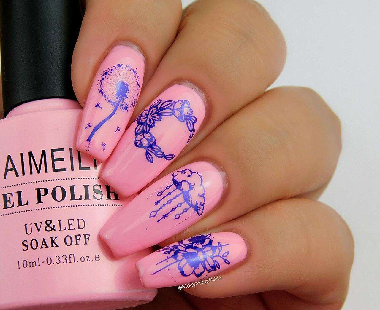 pink coffin nails