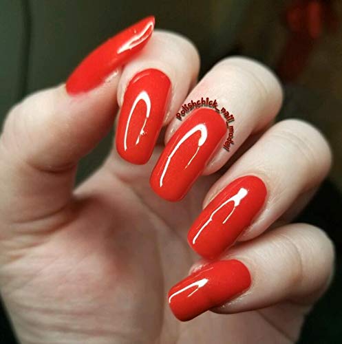 red nail polish