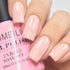 milky pink nail polish