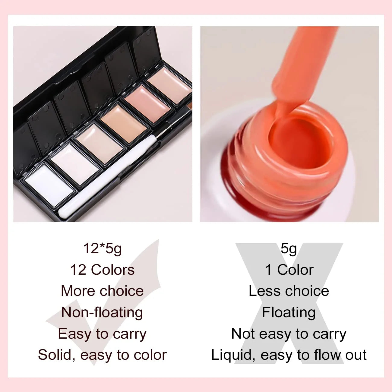 solid cream gel nail polish