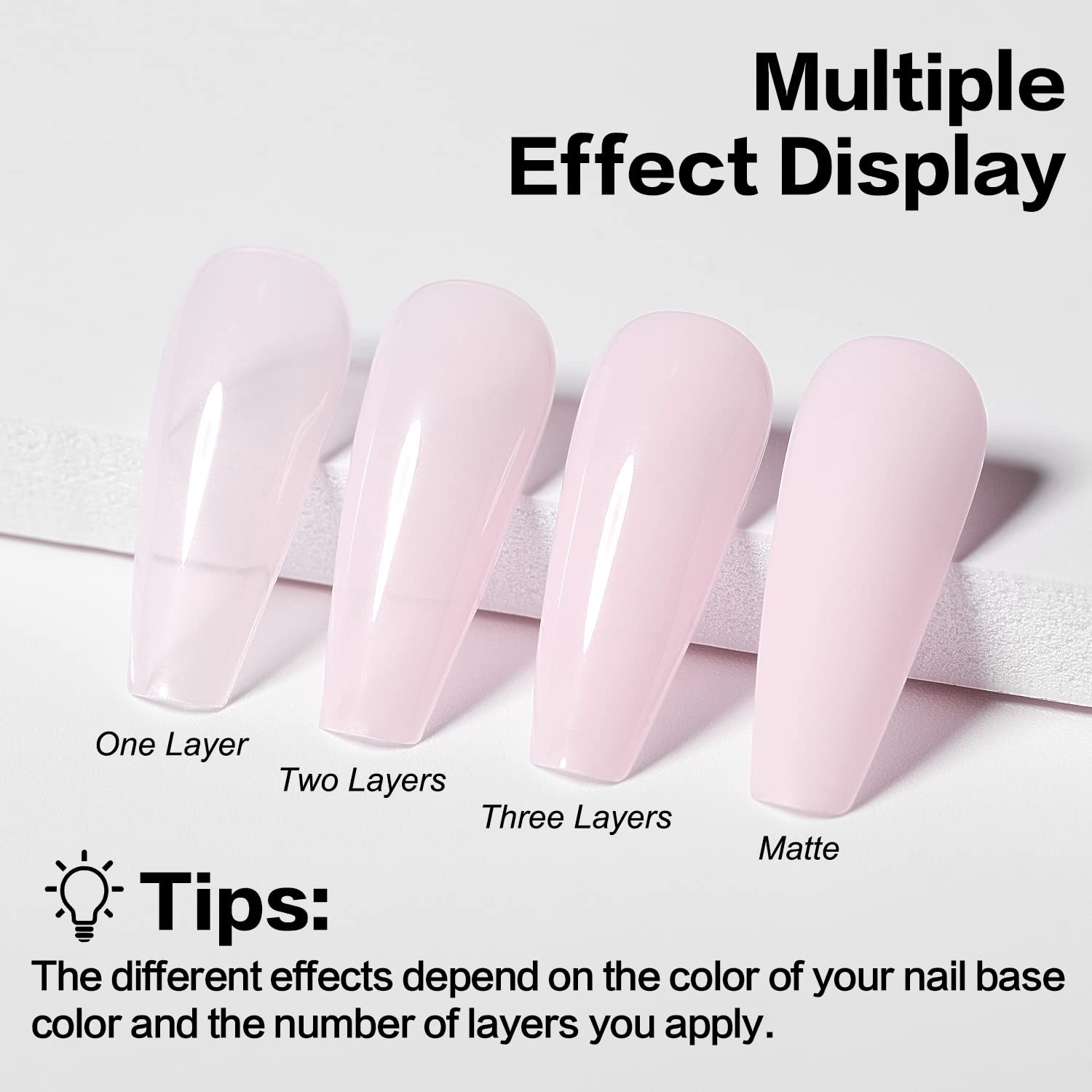 nude matte nails