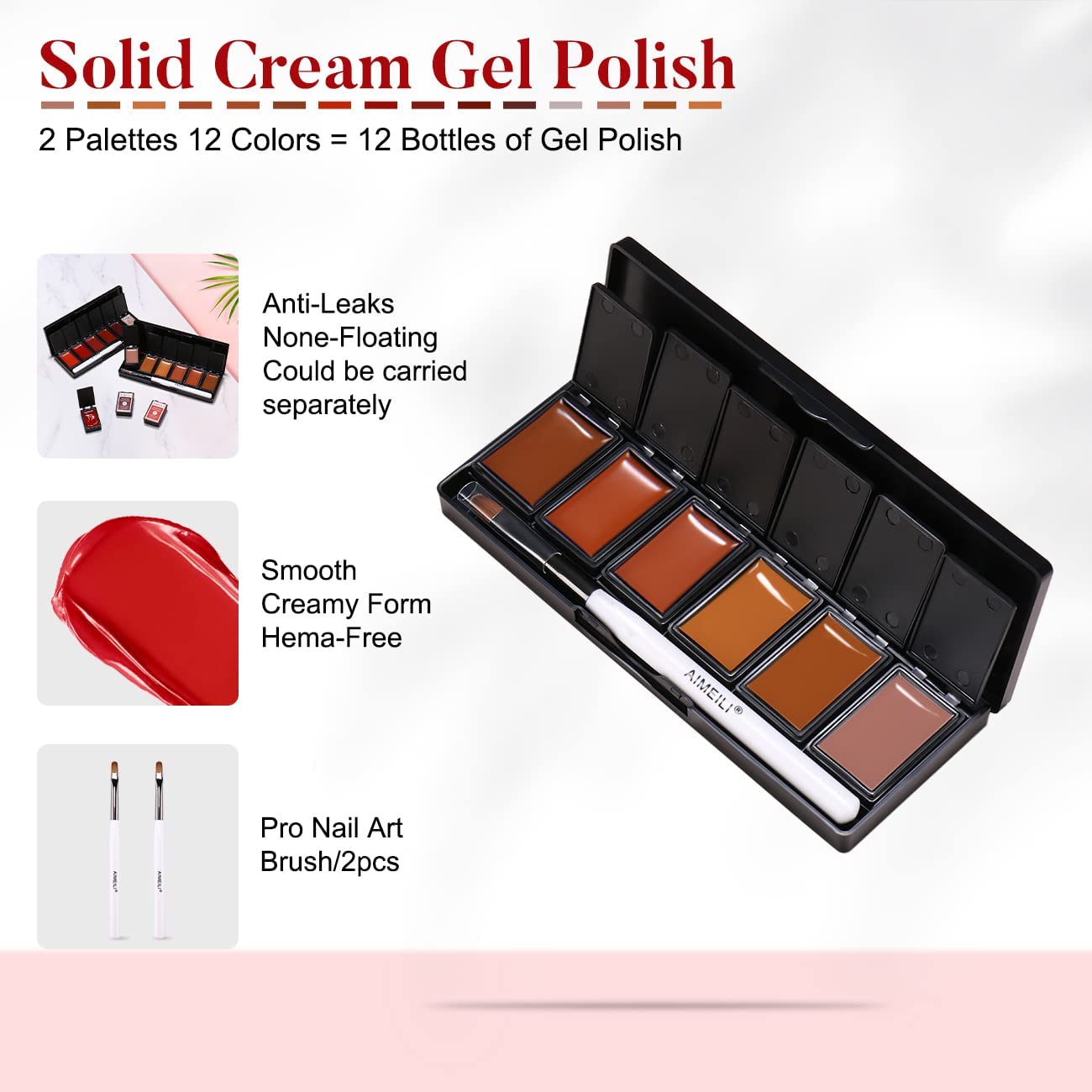 solid cream gel polish