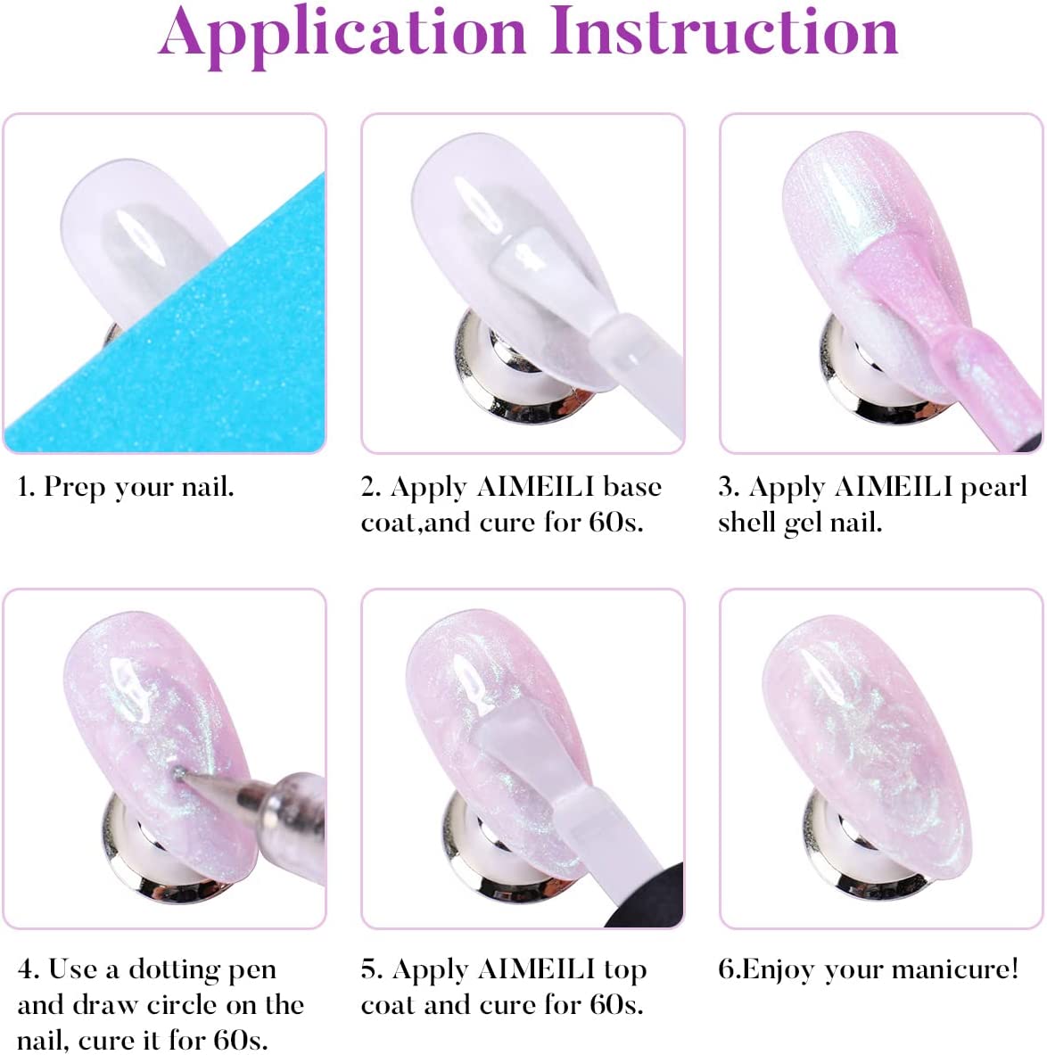 Shimmery Pink Nail Polish (173)