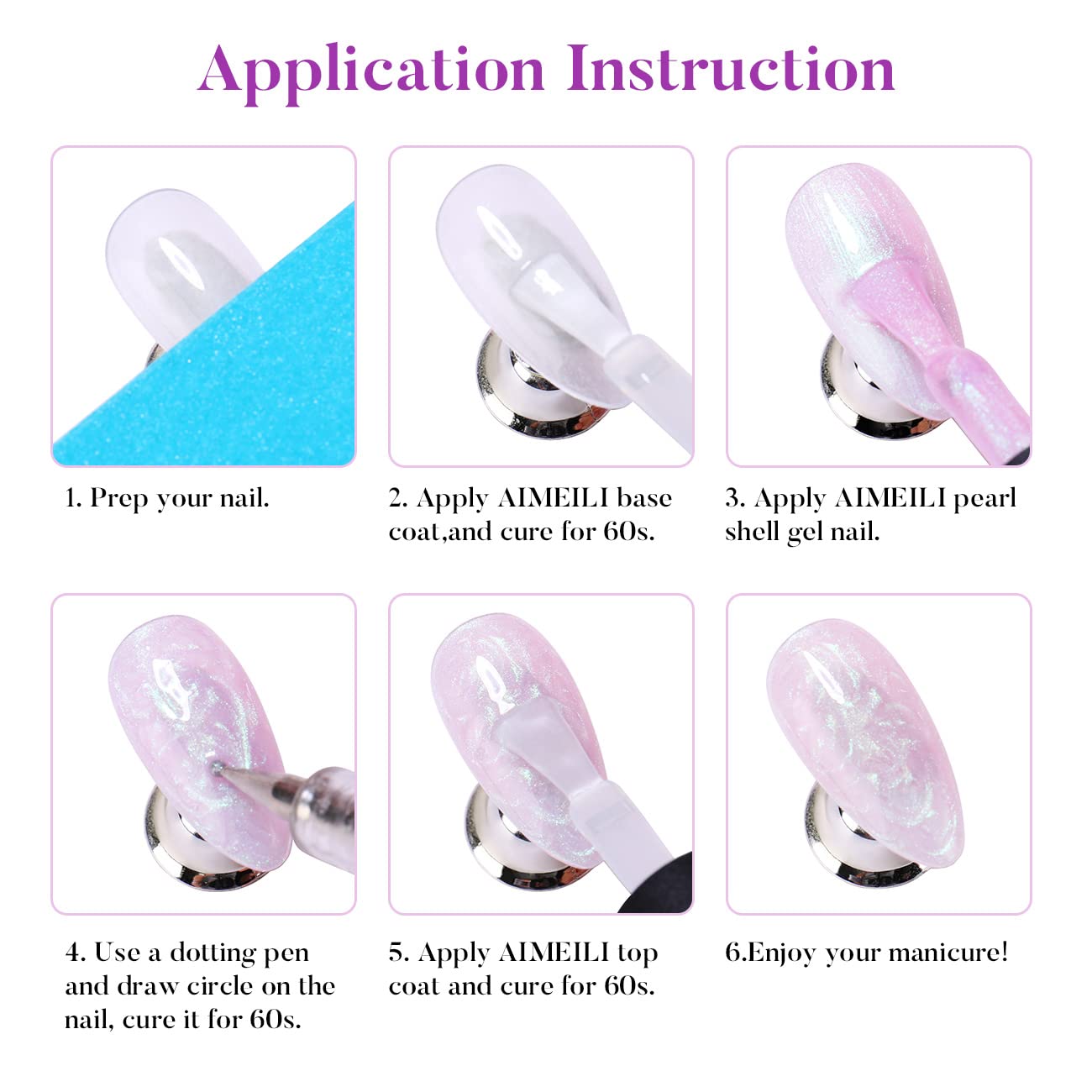 pearl white gel nail polish