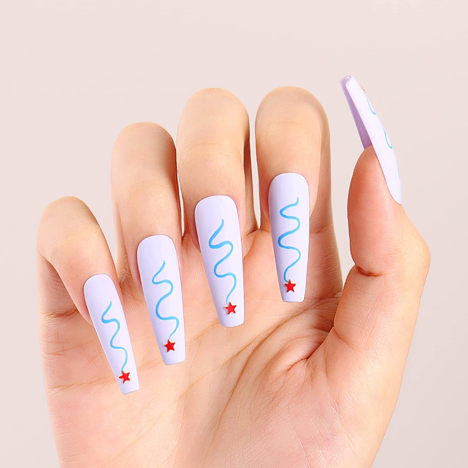 nail polish blue