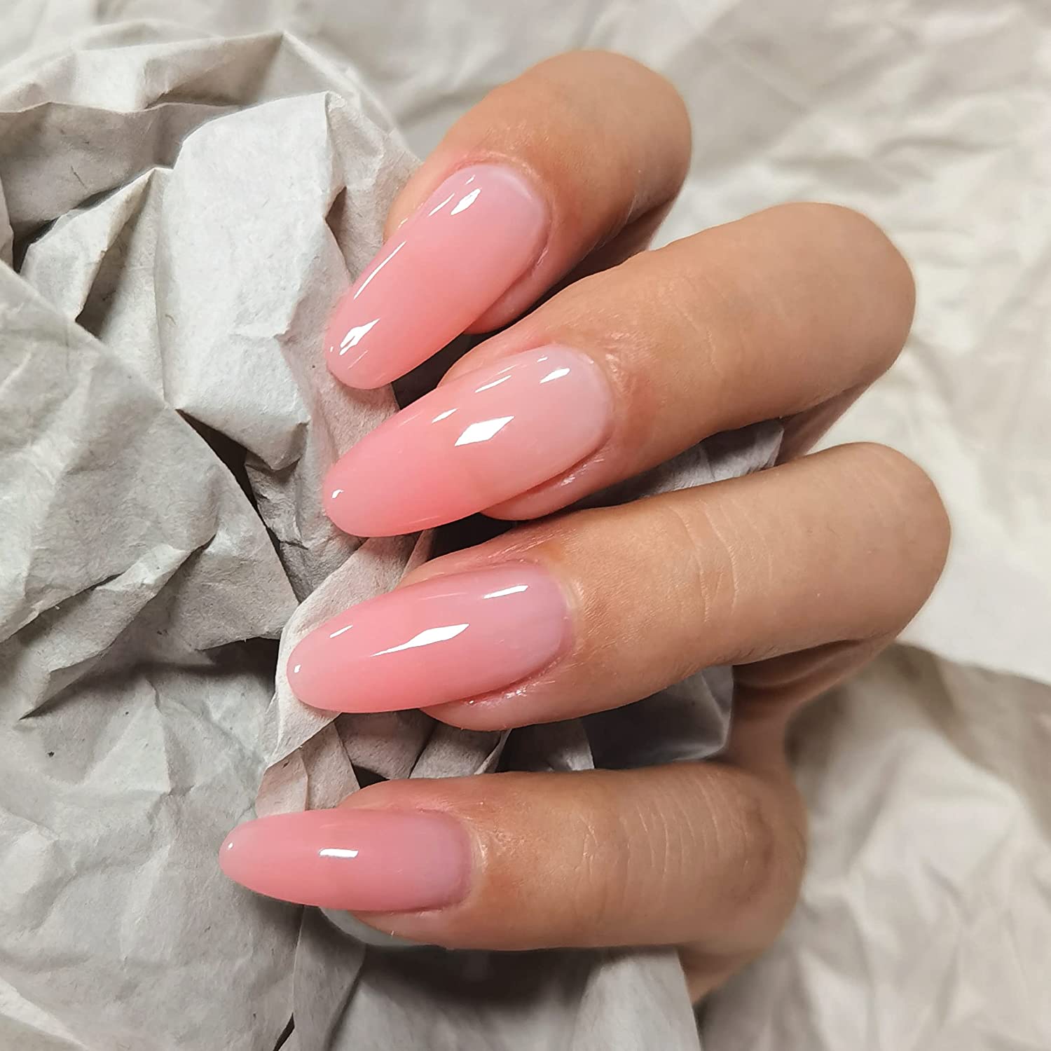 gel polish pink