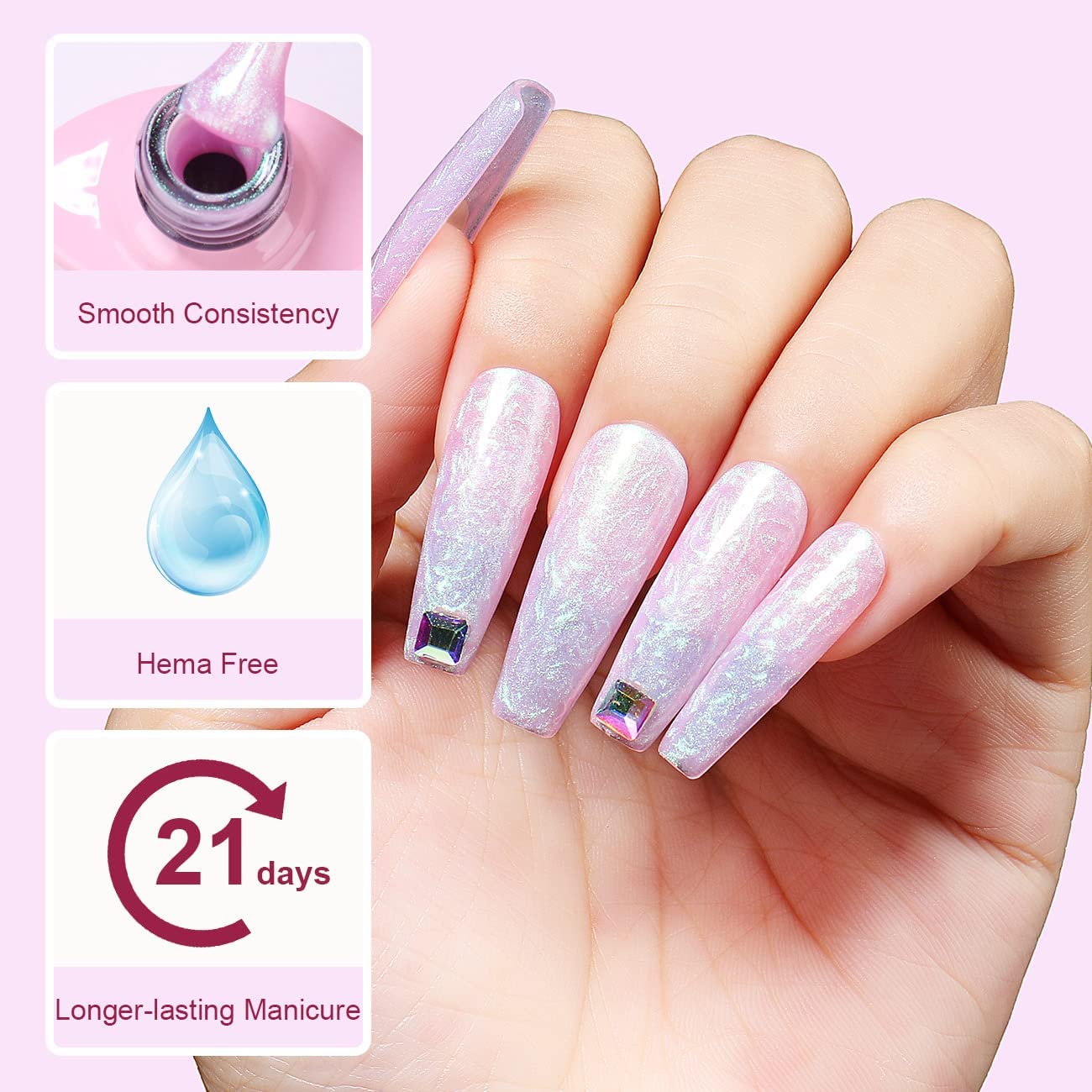 pearlescent nails