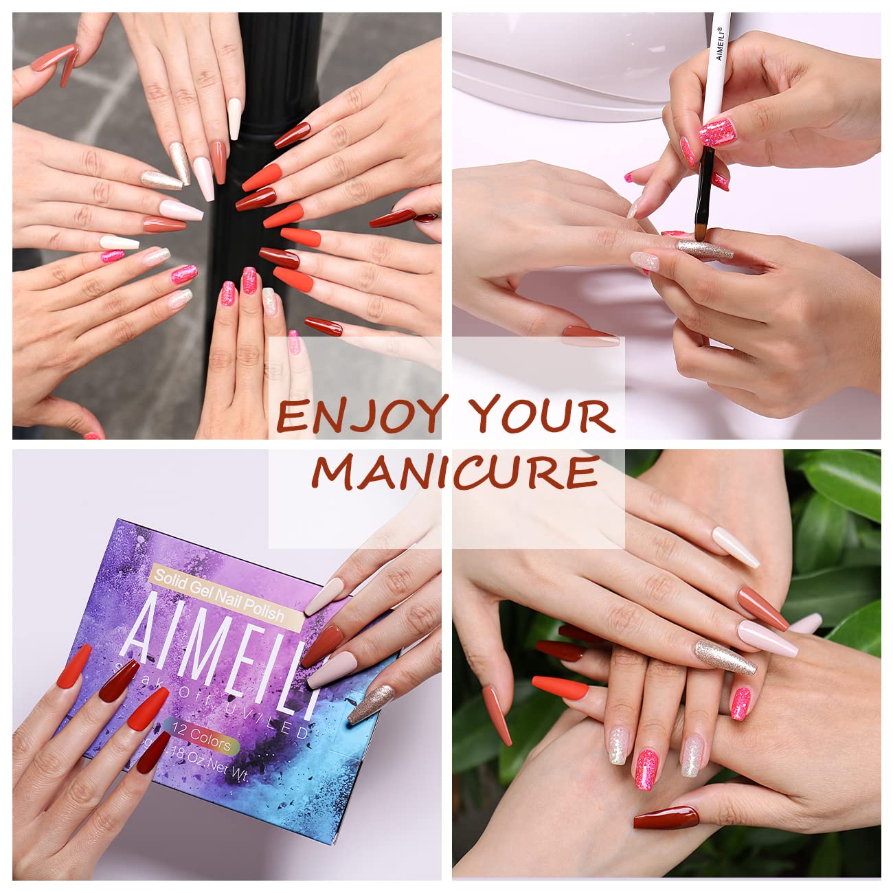 solid gel nail polish