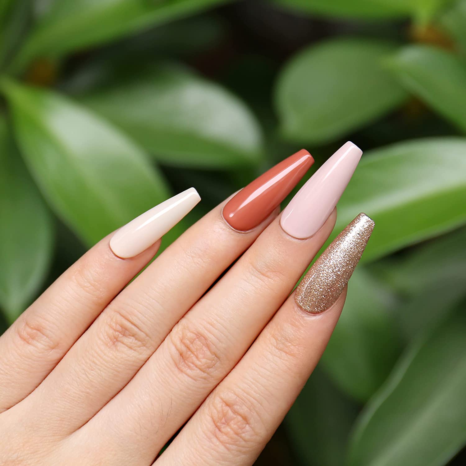 cream color nail polish