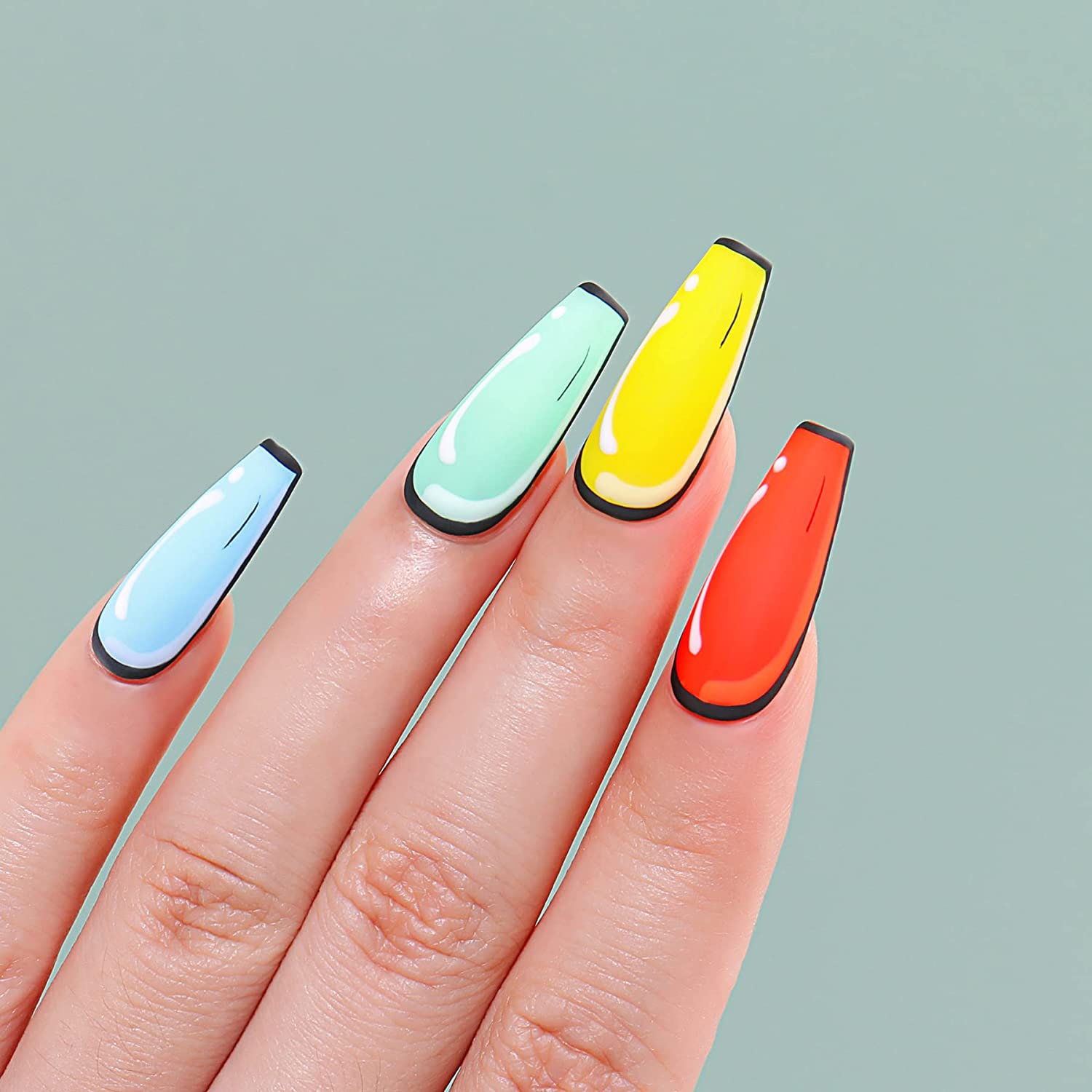 Summer Orange Nail Designs That Shine