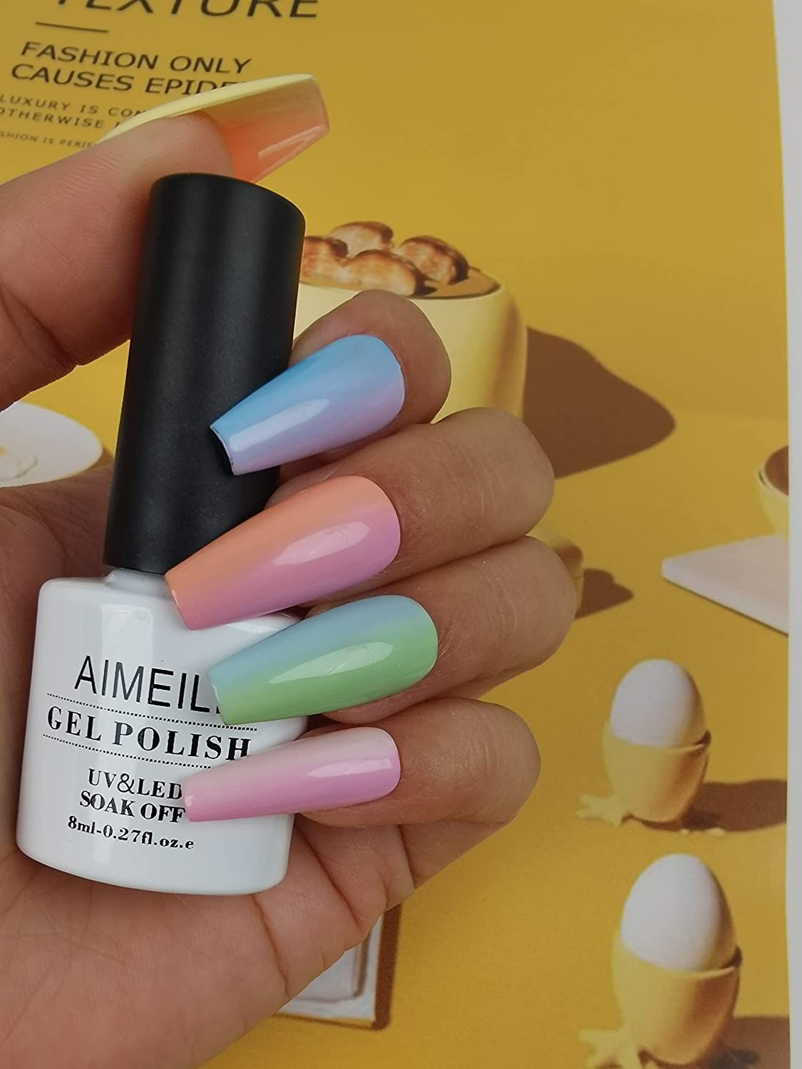 summer gel nails
