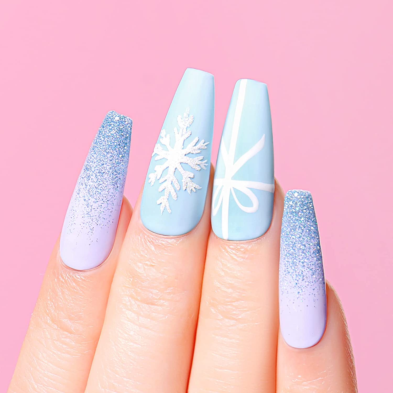 baby blue nail polish