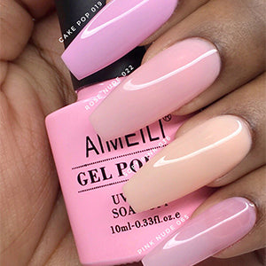 nude pink gel polish