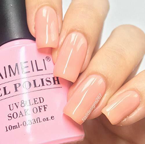 clear nude nails