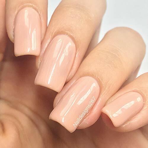 pink nude nails