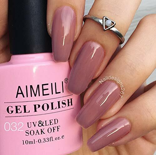pink nails on dark skin