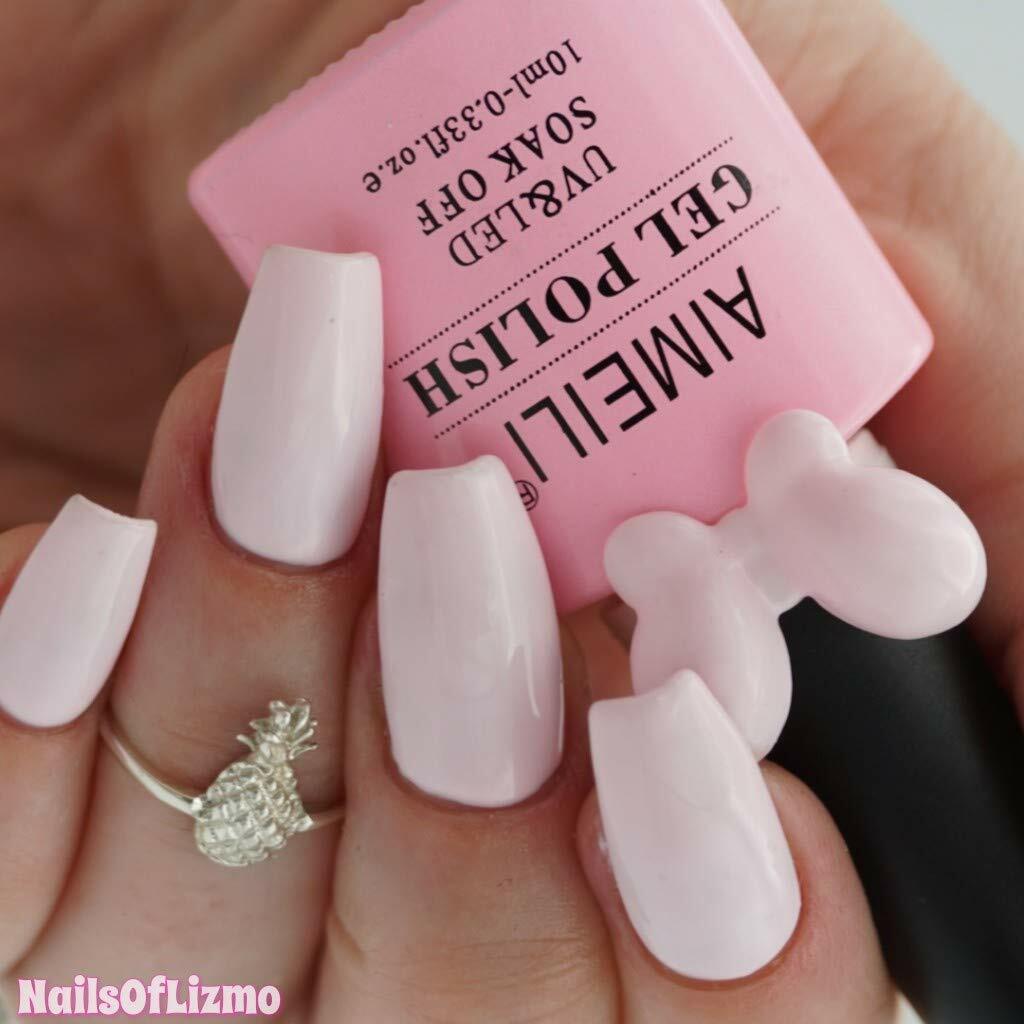 pale pink nail color