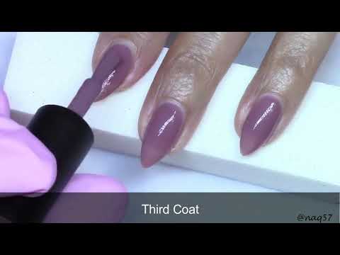 light brown chrome nails