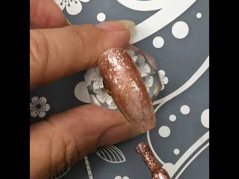 star glitter nail polish