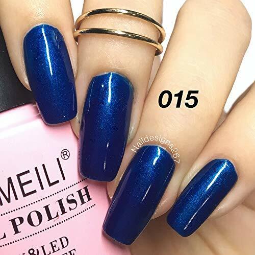 midnight blue nail color