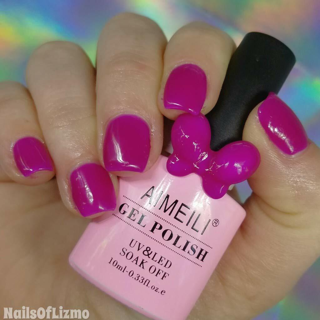 pink and purple nails