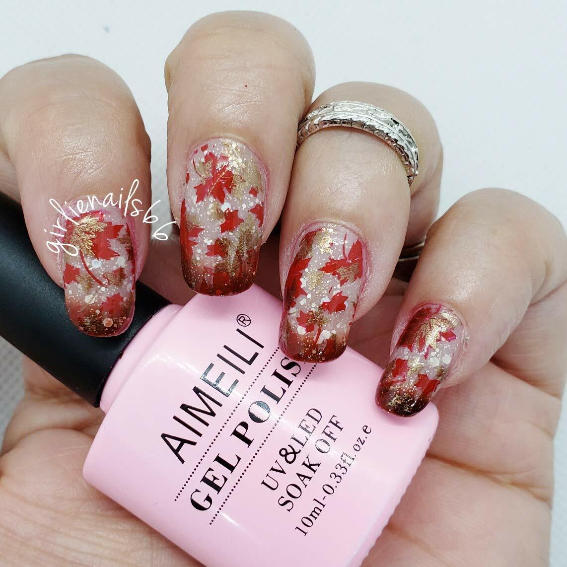 gel nail polish changes color