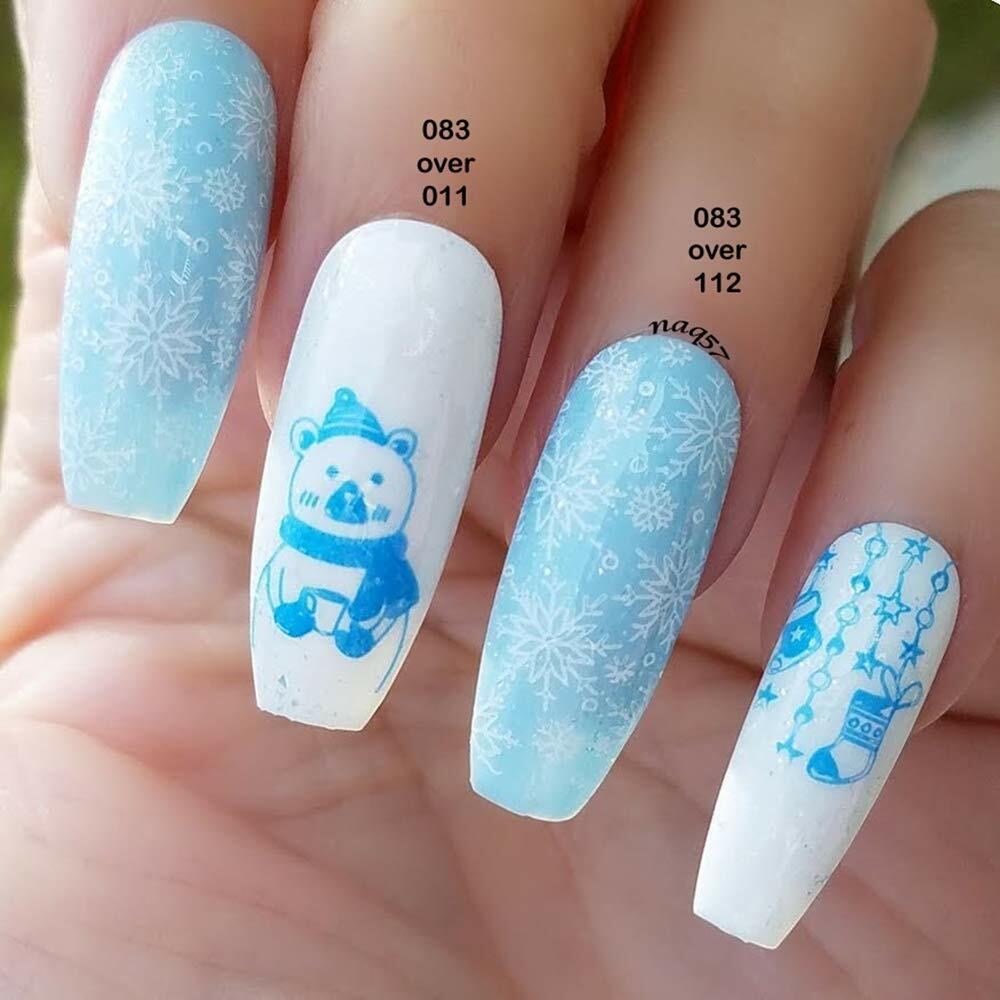 blue grey nail polish