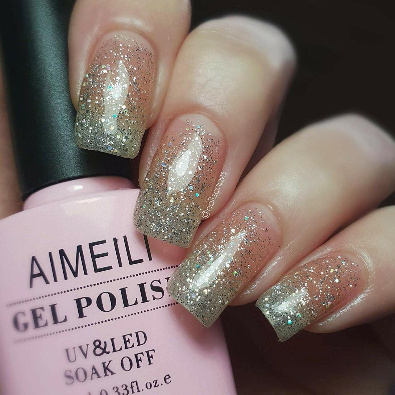 sparkly nails