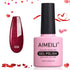 Red glitter gel nail polish