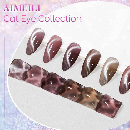 AIMEILI HEMA-Free Cat Eye Gel Polish Set 6pcs – Kit 104