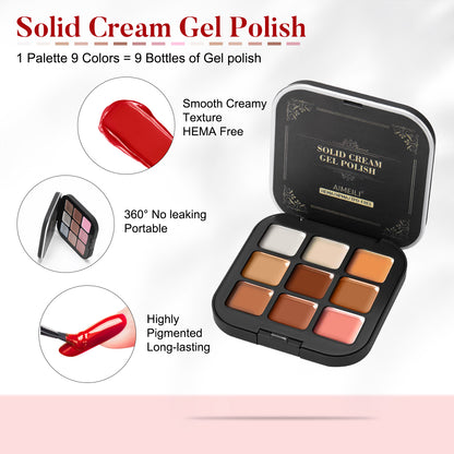 Aimeili Hema Free Solid Cream Gel Polish GTKIT010