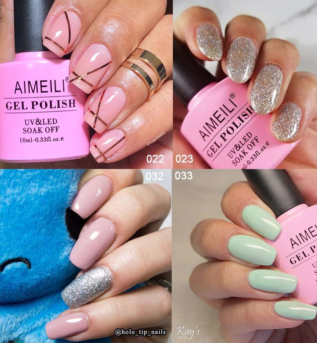 natural pink almond nails