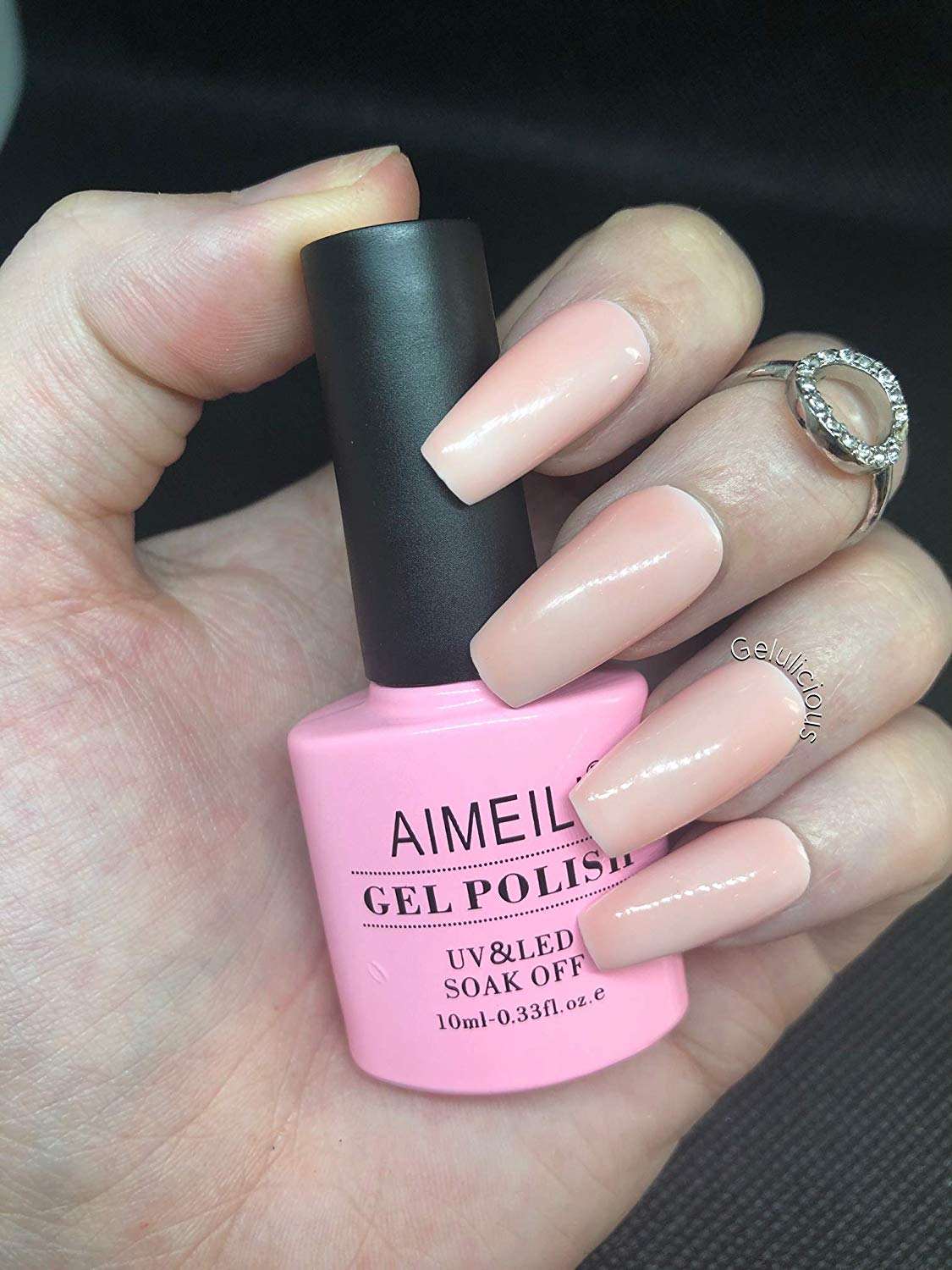 natural pink nail color 