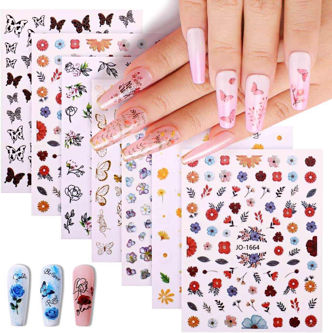 Nail Stickers || The best nail art stickers on the market! Tagged 