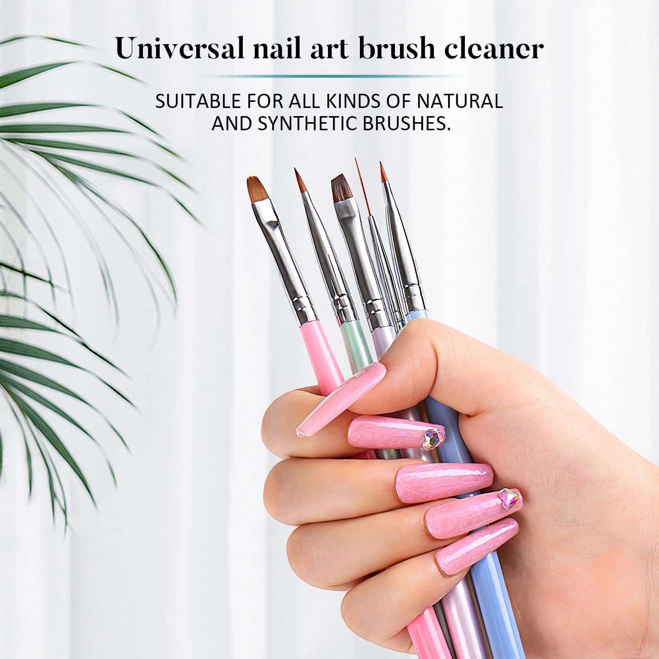 Nail Art Brushes Cleaner Gel and Gel Nail Brushes Cleaner for Acrylic  Application Can Quickly Dissolve Residues With One Brush One Cup 100pcs  Wood Lint-Free Nail Wipes